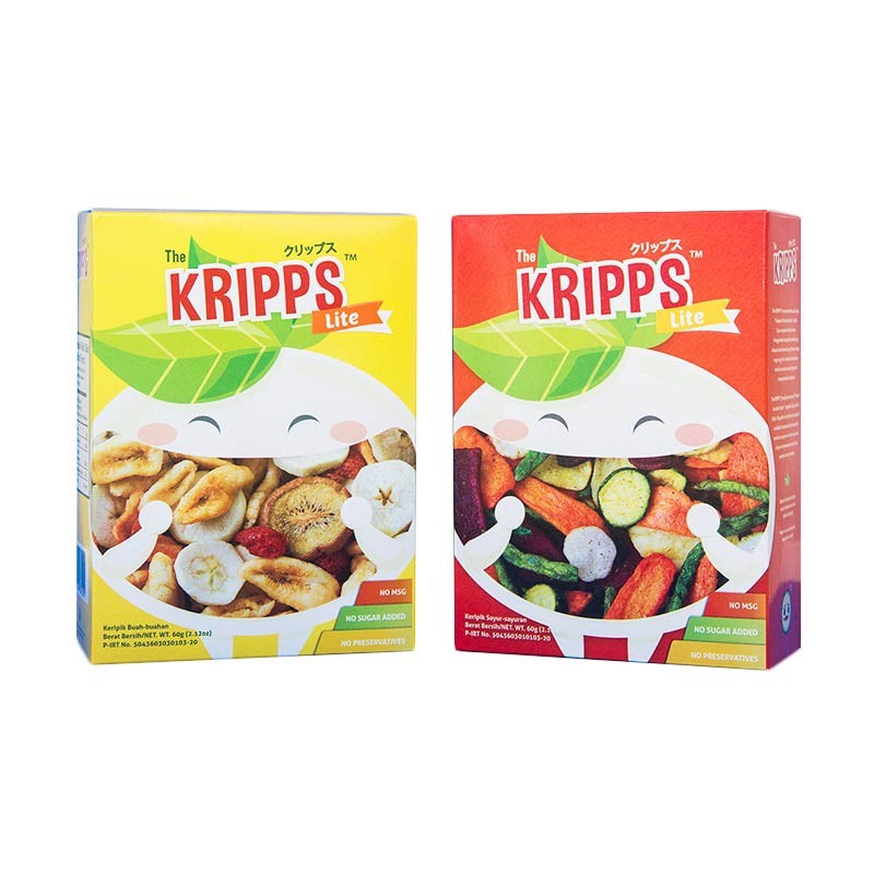 The Kripps Lite Keripik Sayur Keripik Buah MPASI Bayi