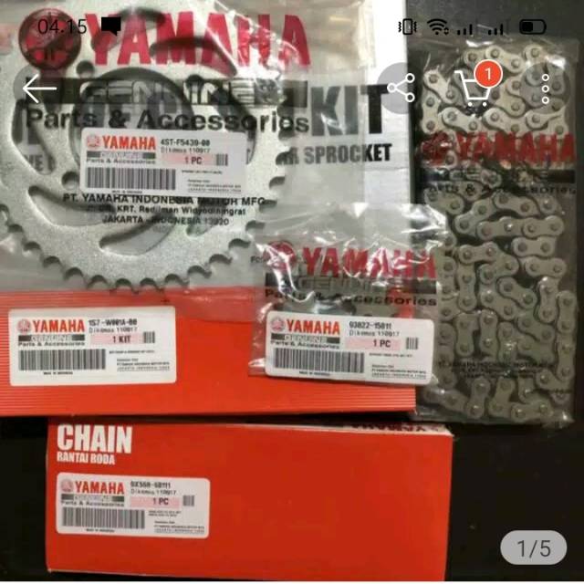 Gir set Yamaha jupiter MX lama 1S7