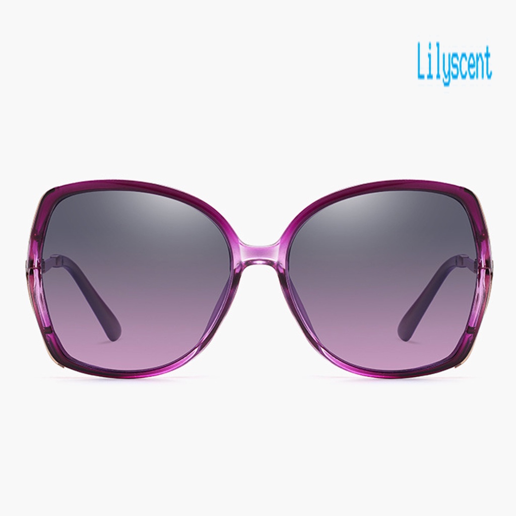 Lily AORON Kacamata Photochromic Lensa Polarized UV400 Frame Besar Berubah Warna Untuk Wanita