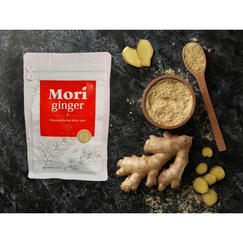 

Rumah Kelor - Mori Ginger - Minuman Serbuk Jahe + Kelor Anti Hipertensi isi 10 Sachet