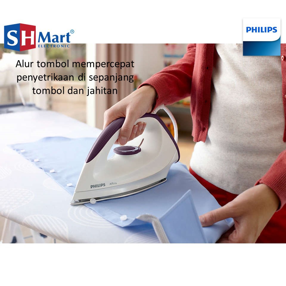 Setrika Dry Iron Affinia Philips GC160/27 Garansi Resmi 100% ORIGINAL