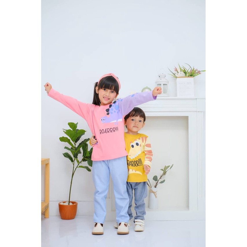 Setelana anak Dino series Longsuit by Big bugs