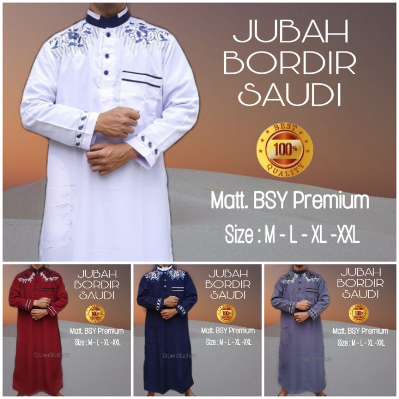 Jubah Saudi Pria Terbaru *Cod Ok