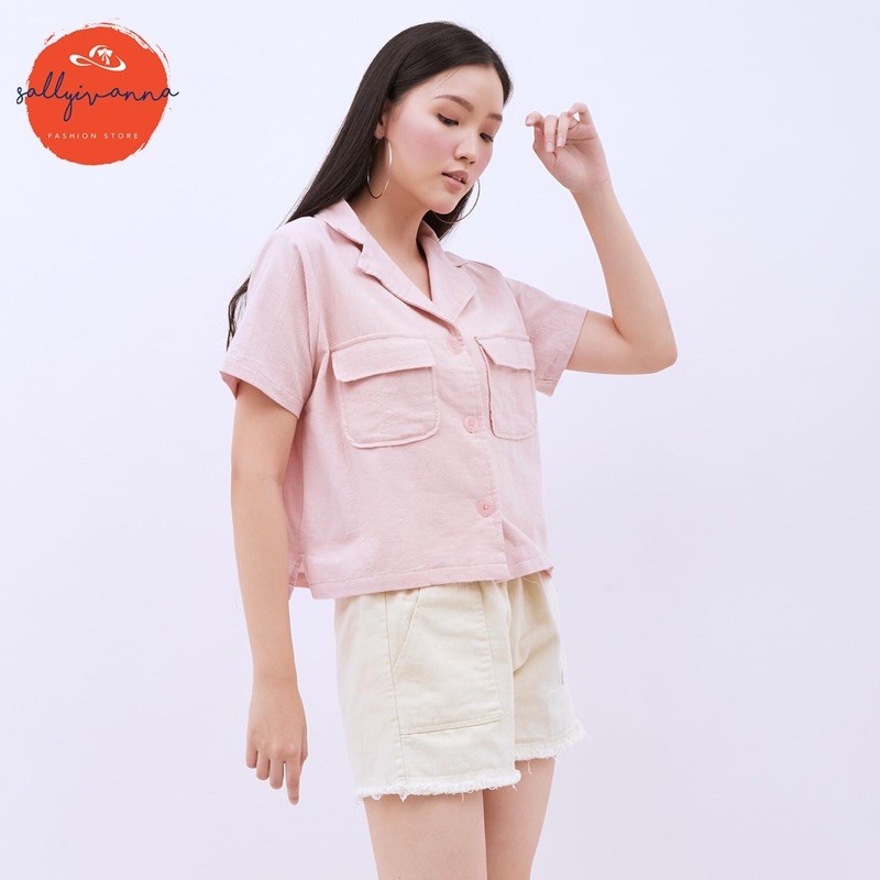 Ella Top - Baju Setelan Wanita / Setelan / Fashion Wanita / Set Wanita / linen