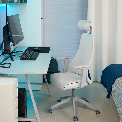 Gaming chair ikea MATCHSPEL Kursi gaming kursi bangku main bomstad putih