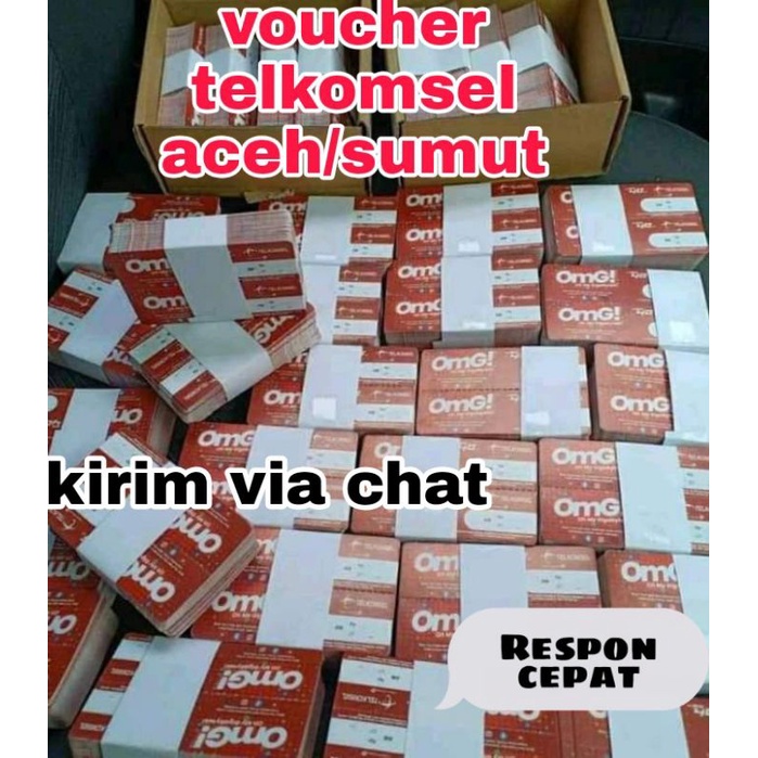Voucher Telkomsel Khusus Daerah Sumut/Aceh Dikirim Via Chat