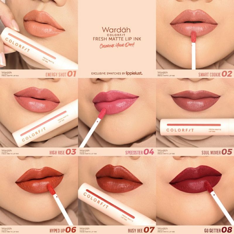 wardah colorfit lip ink serum infused