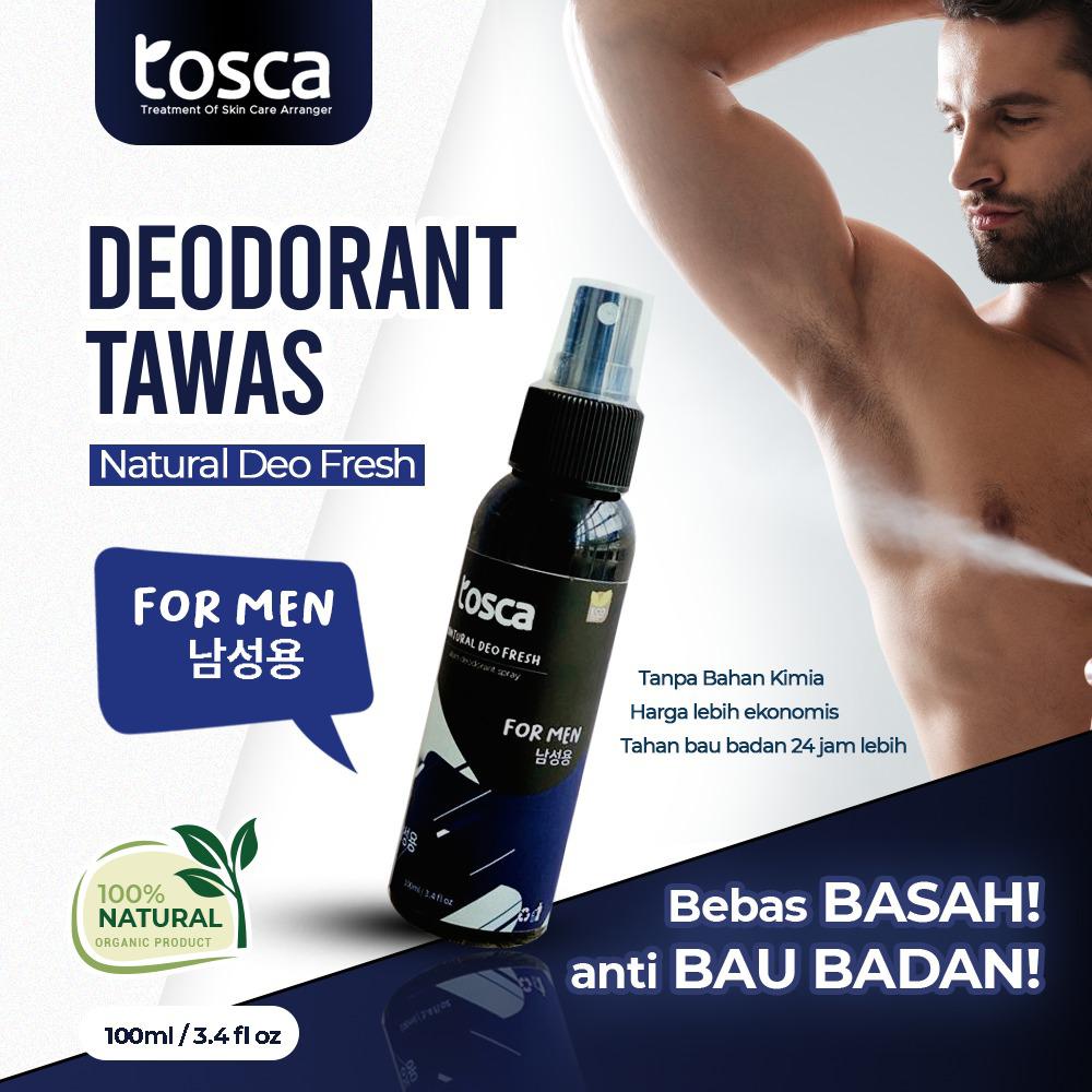 TOSCA DEODORANT SPRAY 100 ML NATURAL DEO FRESH