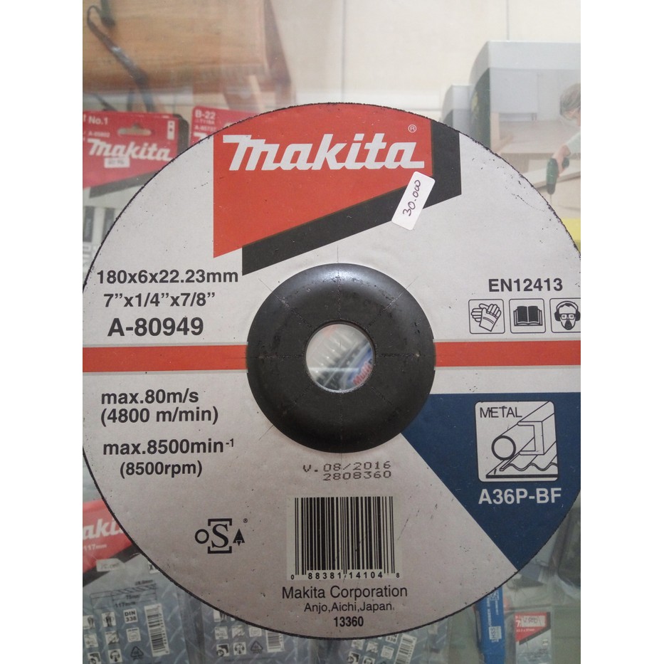 Mata gerinda makita 7 inch poles besi metal