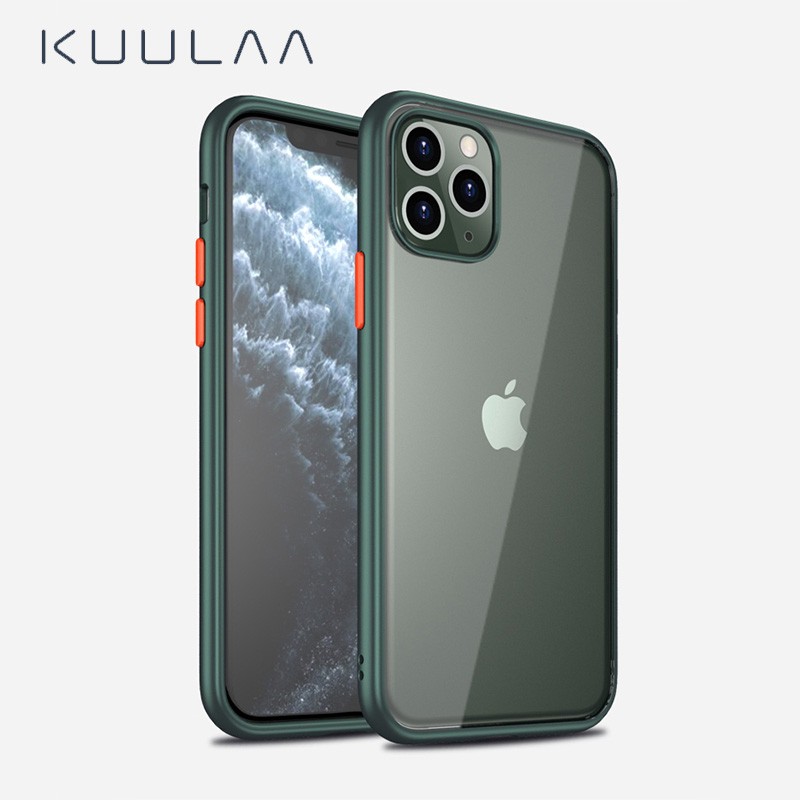 

KUULAA Casing Transparan Mewah Shockproof untuk iPhone 11 Pro Max