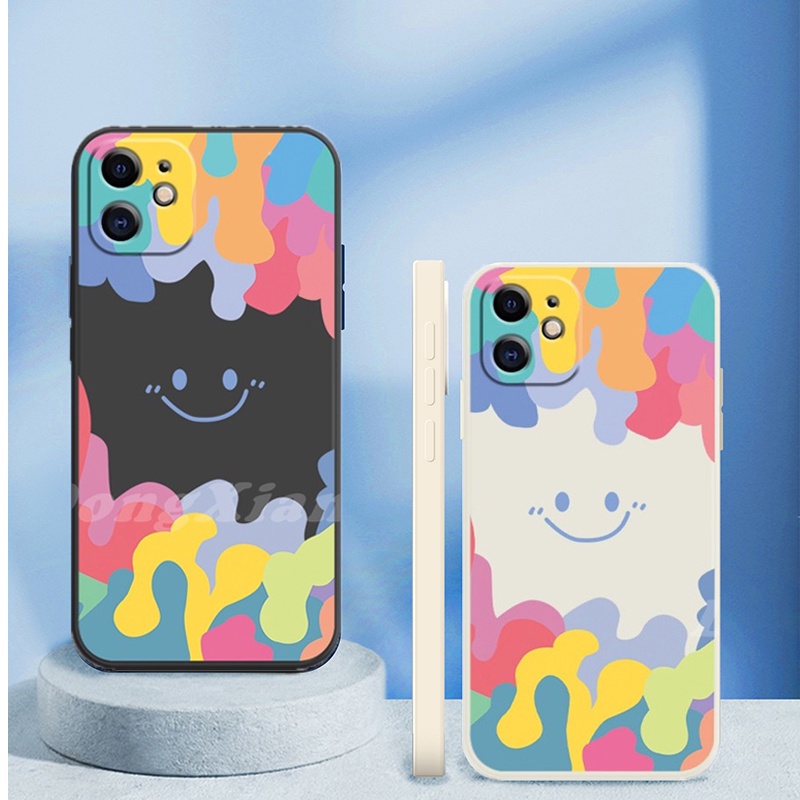 Soft Case Motif Smiley Face Untuk Samsung Galaxy A53 A33 A13 A73 A03 A03S A22 4G A12 A02s M02s A11 A51 A10 A10s A20S A20 A30 A30s J7 Prime