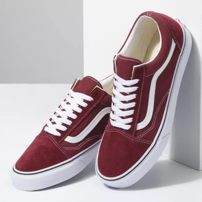 Sepatu Vans Sneakers Oldskool Maroon