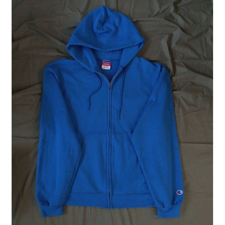 Zip Hoodie Champion Original Second Bekas Branded Jaket Brand - VM