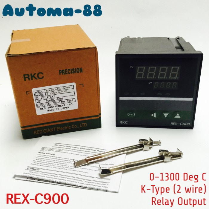 Jual RexC900 Temperature Controller TypeK 01300C Output Contact