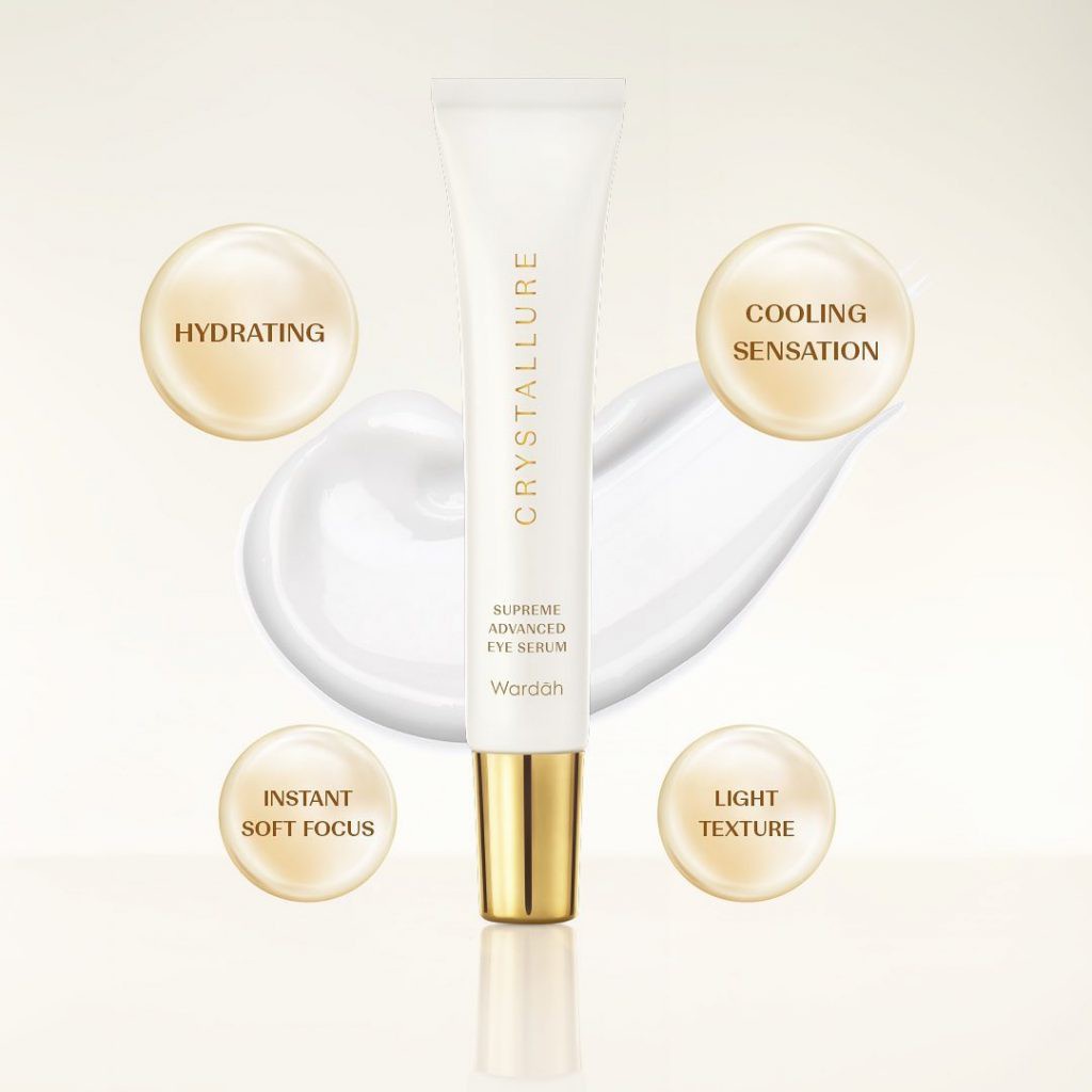 Crystallure Supreme Advanced EYE SERUM 15 ml By Wardah - Krim Mata / Eye Cream BPOM - Anti Aging Crystalure Kristallure Cristal Kristalure Cristallure Cristalure Kristal Krystal Krystallure Krystalure Gold Coklat