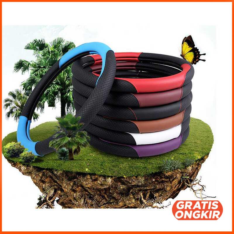 Cover Stir Mobil Bahan Kulit 38CM - V70