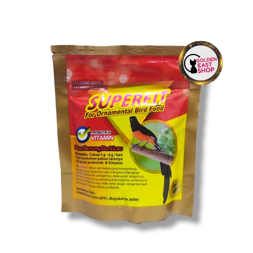 SUPERFIT GOLD VOER SUPERFIT GOLD PAKAN HARIAN BURUNG MURAI BATU KACER C IJO CENDET