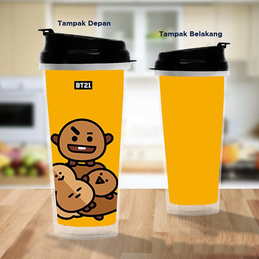 Pusat Mode Tumbler/Tempat Minum Design BT21 Shooky