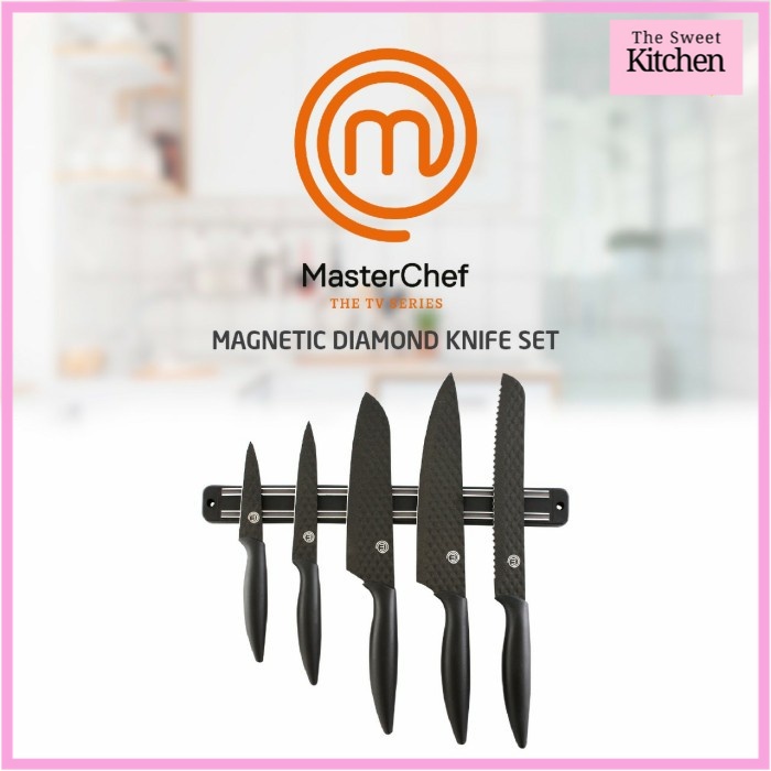 

Pisau dapur knife set stainless steel Master Chef Magnetic Diamond