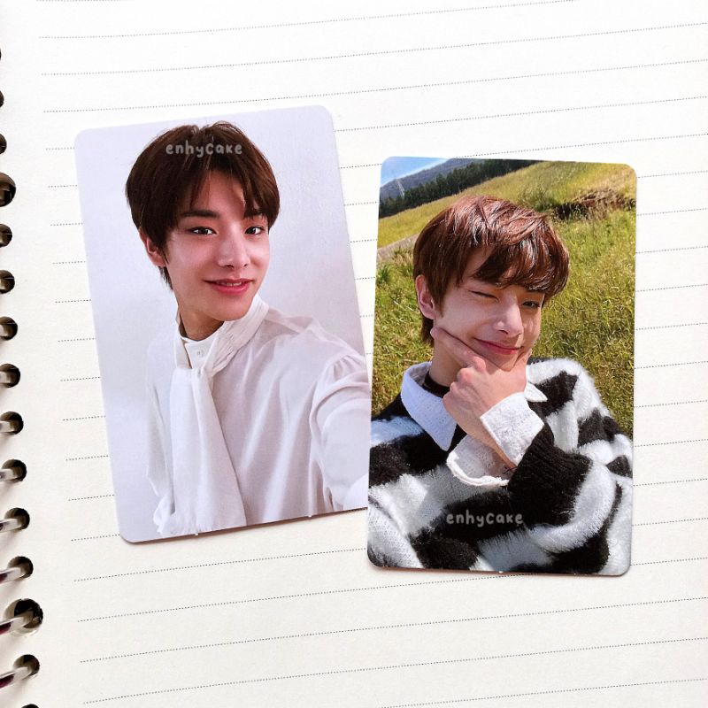 PHOTOCARD PC SIM JAKE JAEYUN ENHYPEN BORDER DAY ONE BDO DUSK DAWN VER. : gereja wink dagu zebra dime