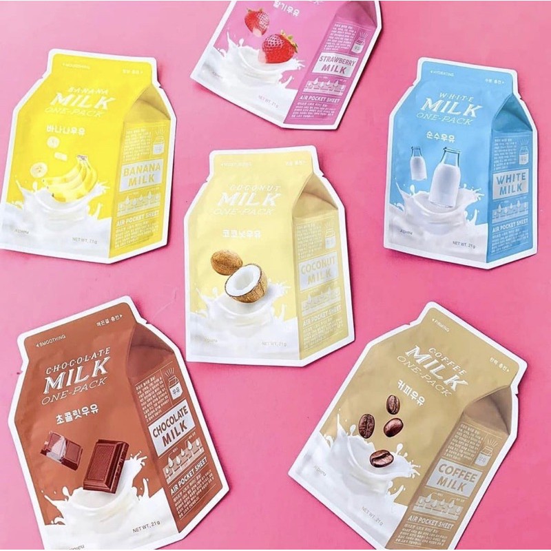 Apieu Milk One Pack Sheet Mask