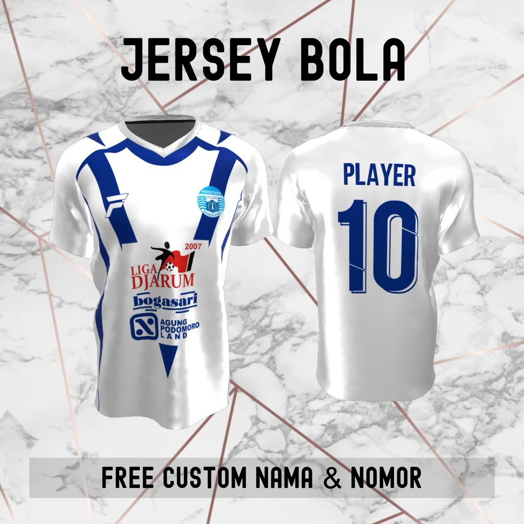 Jersey Persitara Jakarta Utara Klub Bola Baju Kaos Custom Nama dan Nomor Punggung - 573