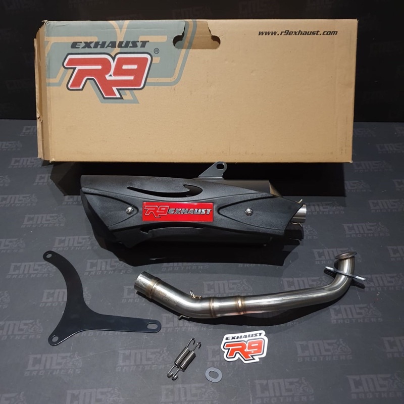 Knalpot Racing R9 Misano Stainless Beat Fi 2020 Full System