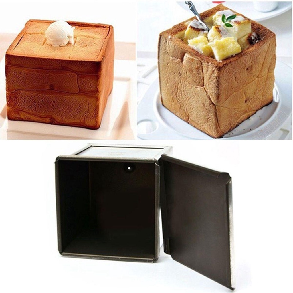 NICKOLAS1 Cetakan Roti Tawar Non Stick Persegi Dessert Making Bakeware Alat Kue Dapur Loaf Pan