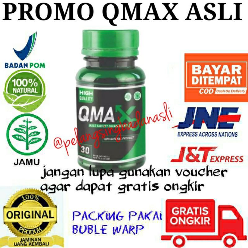 QMAX ORIGINAL ASLI OBAT HERBAL ALAMI PEMBESAR MR P PERMANEN & TAHAN LAMA PRIA MANJUR