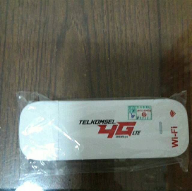 Modem Wifi USB 4G LTE Telkomsel 500Mbps dan 300Mbps high speed - PUTIH