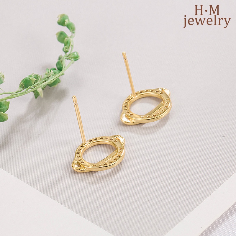 Anting Tusuk Motif Planet Minimalis Untuk Wanita