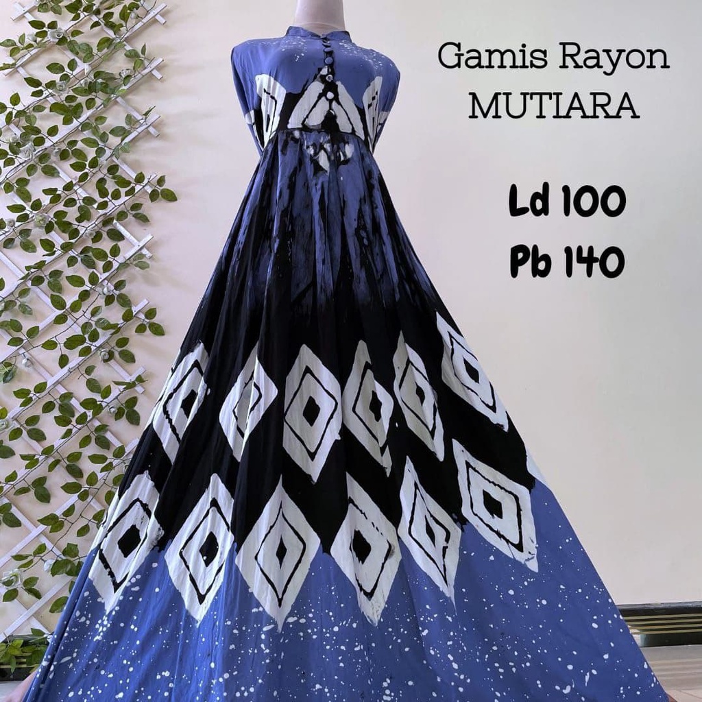 "READY STOK, SIAP KIRIM" GAMIS RAYON CANDI MEKAR #RCM SIZE " M " | MUTIARA | TWILL ORI | REALPICT