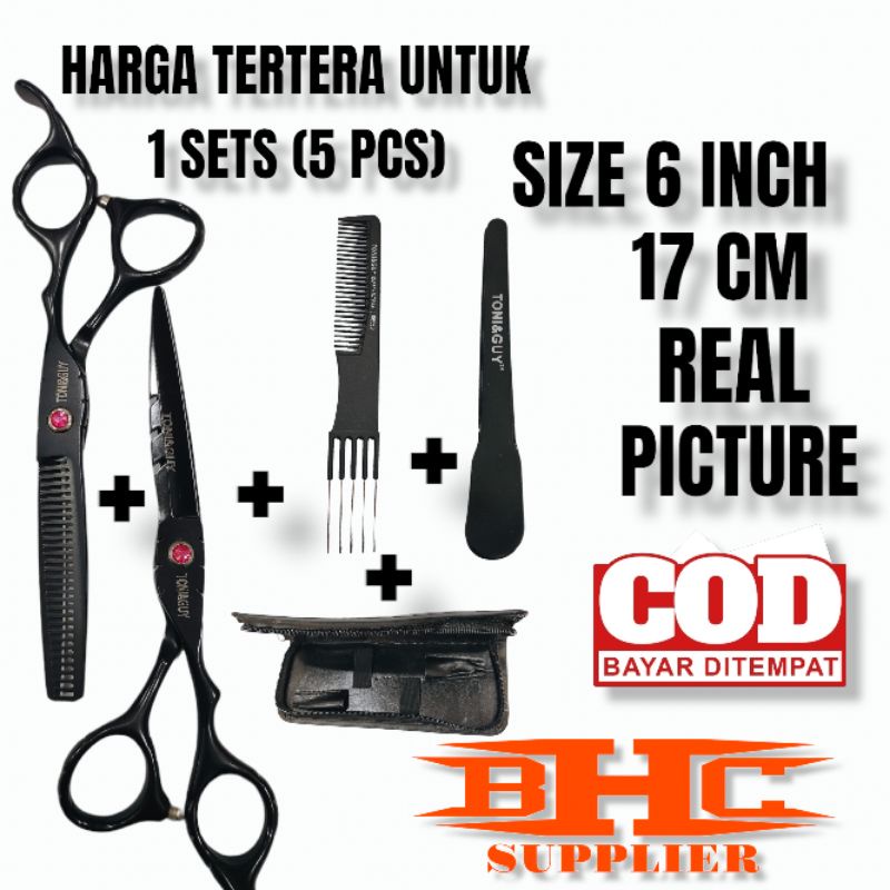 Paket Gunting rambut  / TONI&amp;GUY gunting potong rambut gunting sasak gunting pangkas rambut