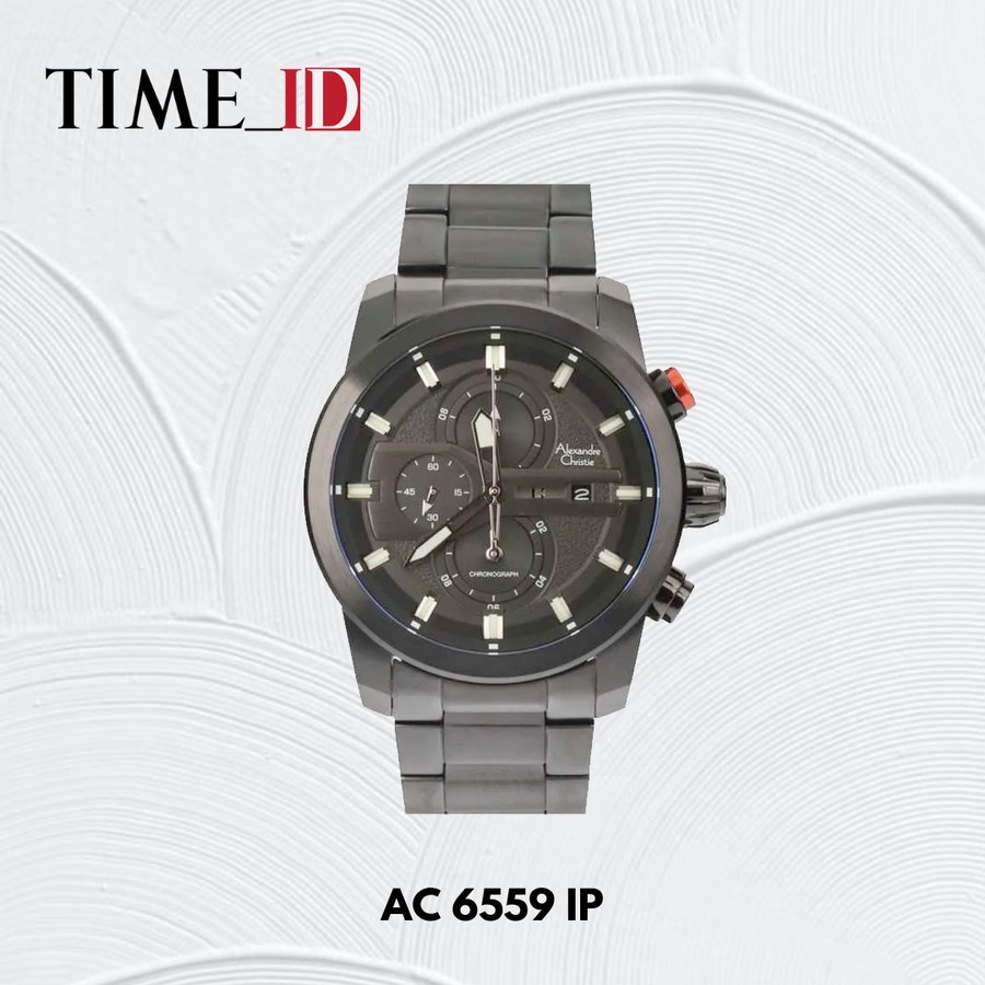 Jam Tangan Alexandre Christie AC 6559 BLACK PRIA