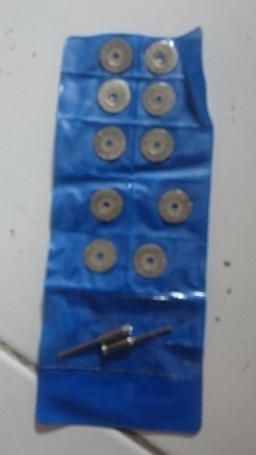 1 Set 10 Pcs Mata Diamond 16mm Cutting Disc Gerinda Potong Mini Grinder