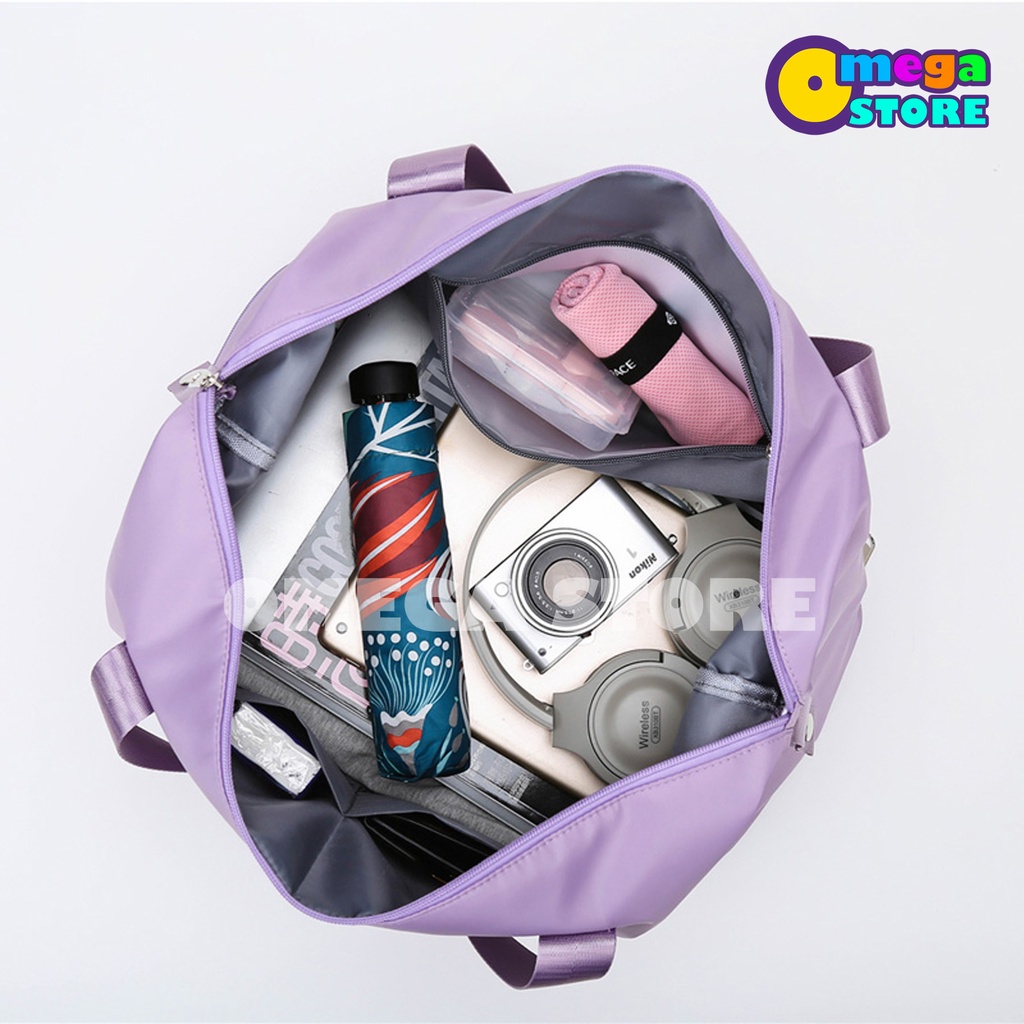[O&amp;S] Tas Traveling Tas Selempang Wanita Tas Jinjing Tas Penyimpanan Berkapasitas Besar Travel Bag Duffel Portable Gym Waterproof Anti Air Tas Olahraga-OS169