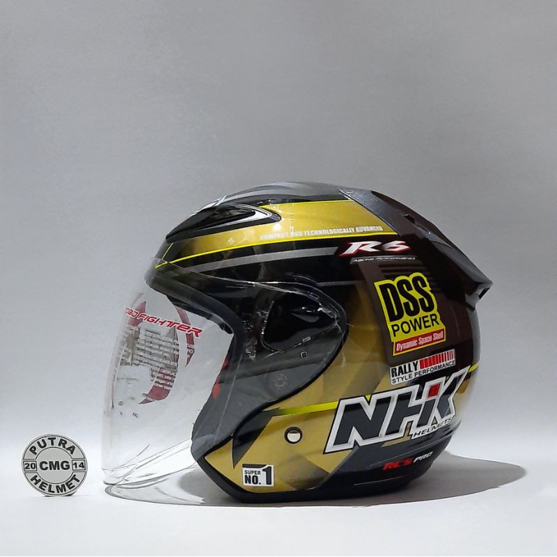 HELM NHK R6 RALLY BLACK GOLD