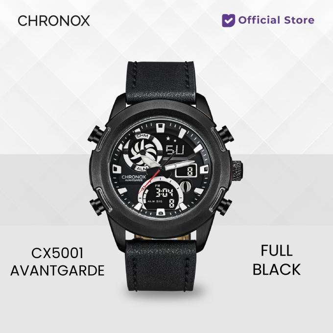 Jam Tangan Pria Chronox CX5001 Avantgarde Full Hitam