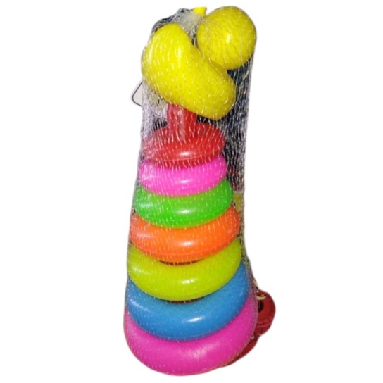 RING DONAT SUSUN MENYUSUN KREATIF MAINAN EDUKASI ANAK BALITA SNI Merk IJT