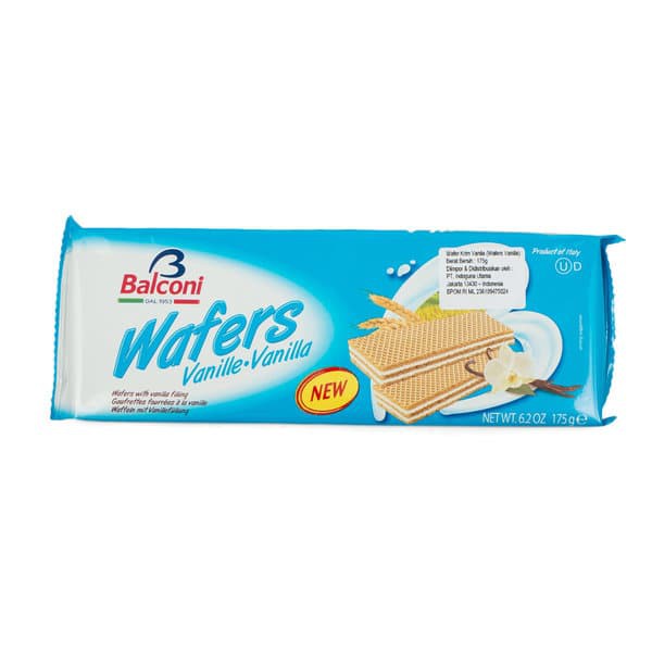 

Balconi Wafers vanille-vanilla 175 gram.