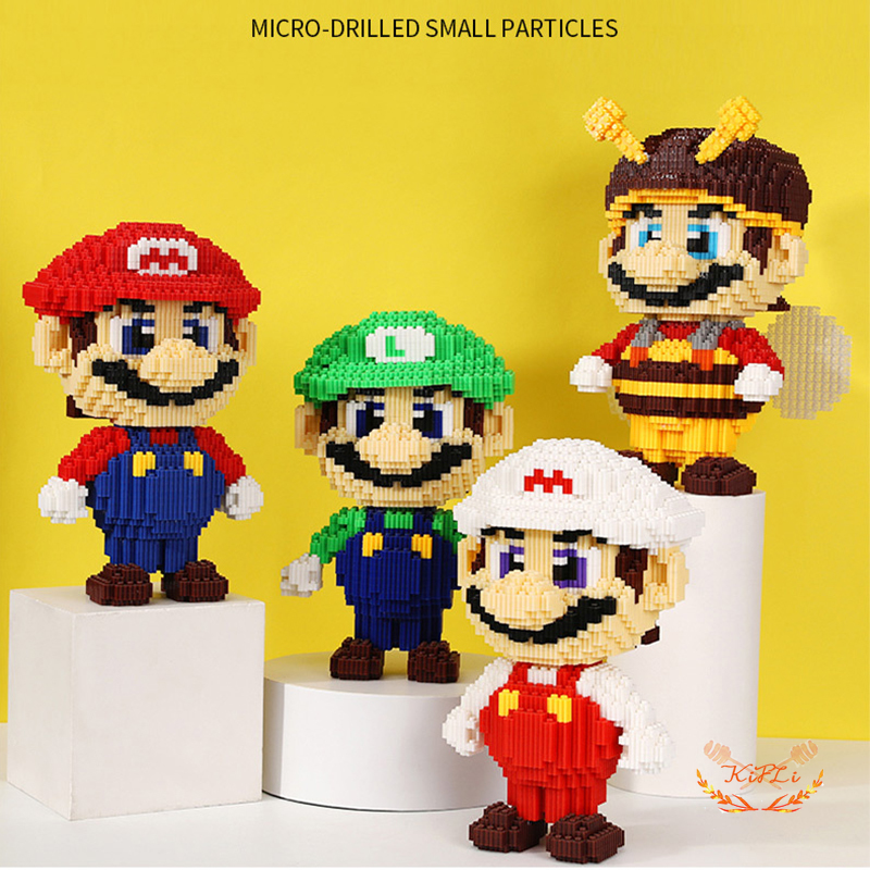 Mainan Puzzle Balok Bangunan Miniatur,Kartun Handmade Diy,Untuk Edukasi Anak