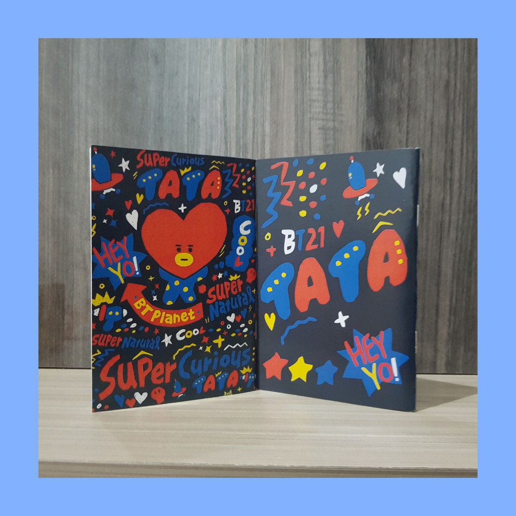 

KPOP MERCH - BT21 MERCH - BT21 TATA NOTE BOOK / BUKU NOTES BT21 / BUKU MINI / BUKU CATATAN