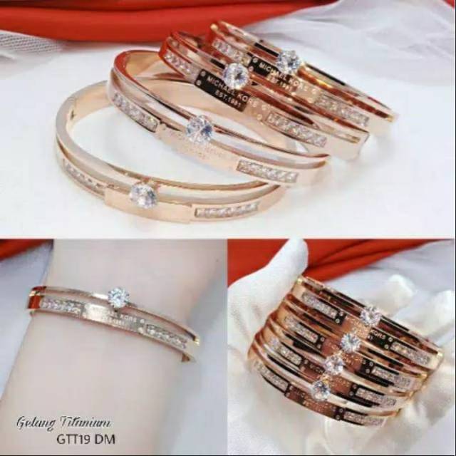 Gelang Titanium  Rose Gold