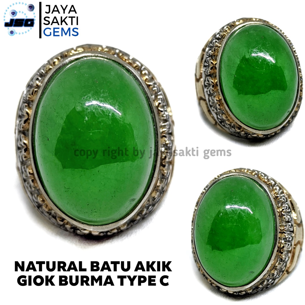 Natural Batu Akik Giok Burma Jade it Jade GBJ07