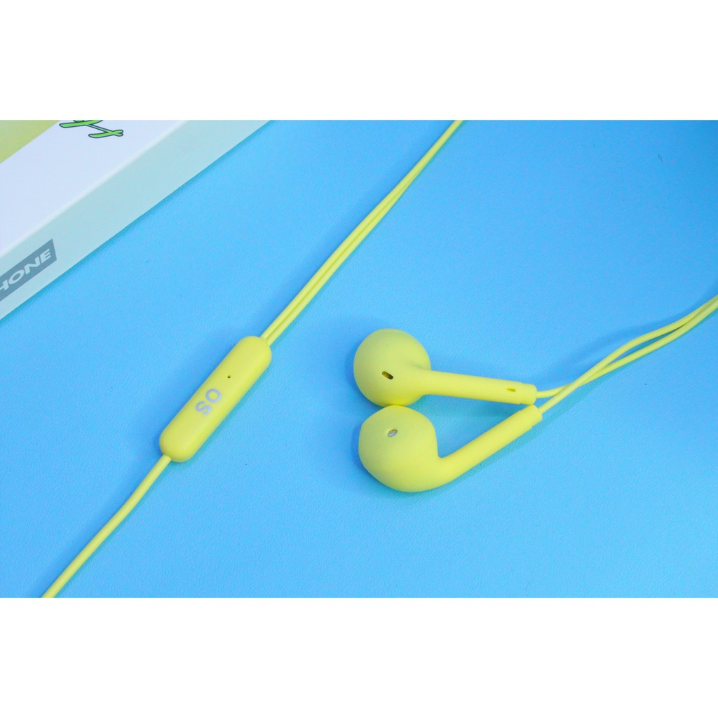 Handsfree Earphone iPhone Headset Macaron Wired HF U19 Extra Bass