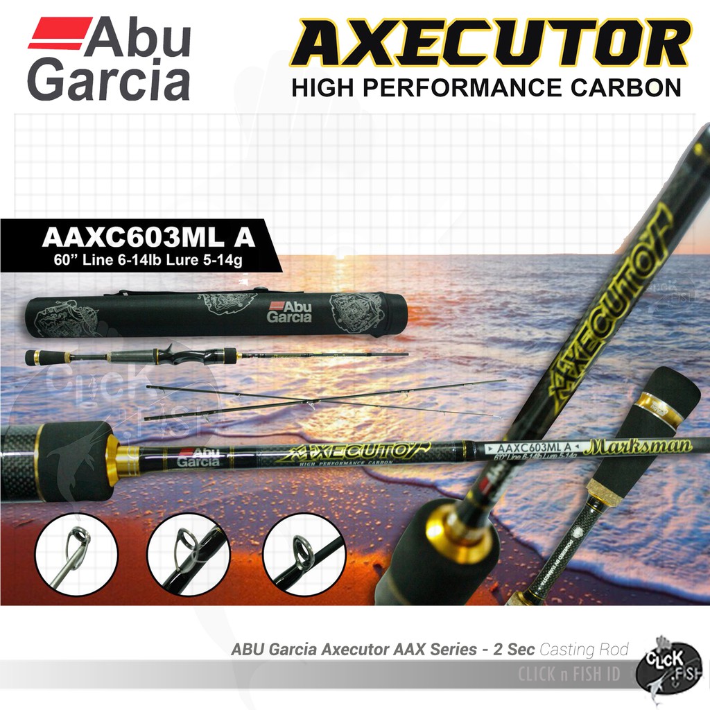 Abu Garcia AXECUTOR 603 ML 6-14 Lb AAX C603 Cast Travel Rod 3Sec 183cm