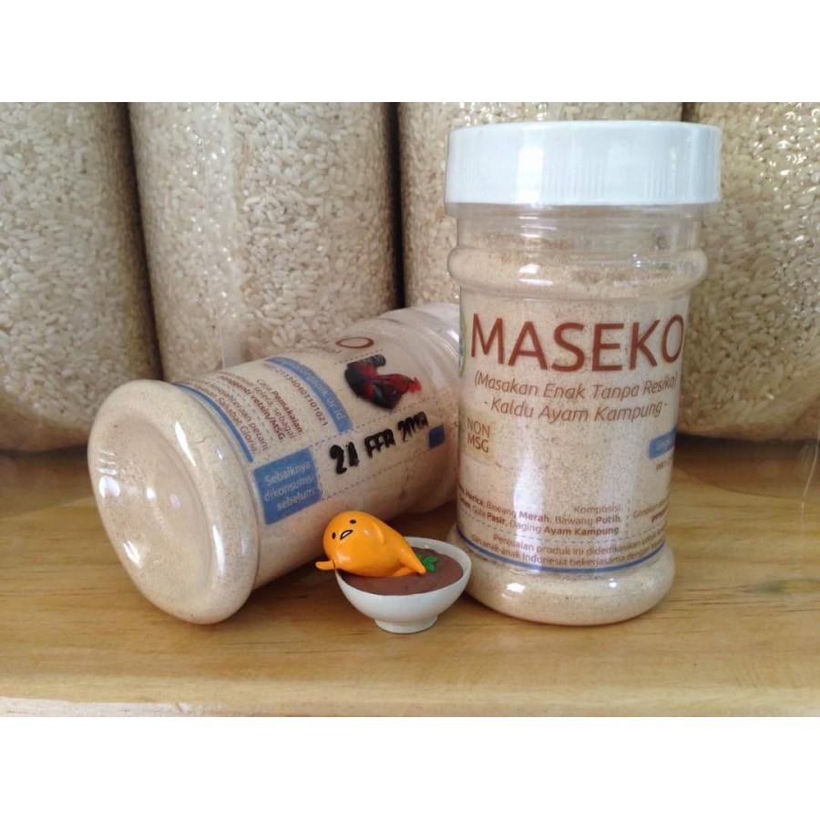 

Makassar ! Maseko Kaldu Ayam Kampung non MSG 100gr Botol