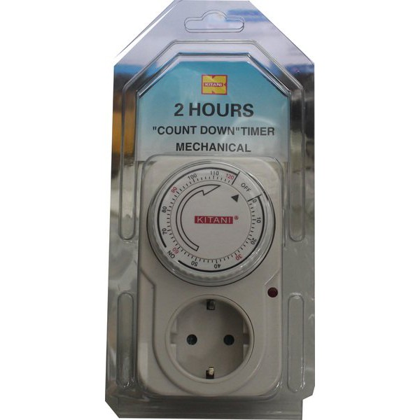 Jual STOP KONTAK TIMER 2 jam   TIMER STOPKONTAK   Dapat diatur program hingga 120 menit   Diskon