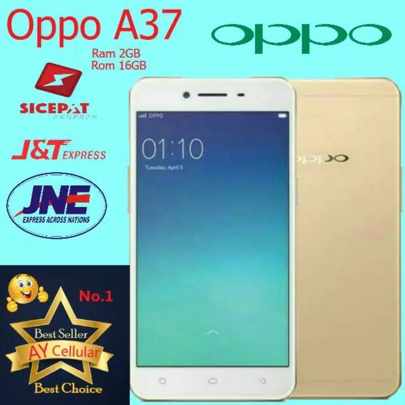 oppo a37 ram 2gb/16gb garansi distributor(100%hp baru) | Shopee Indonesia