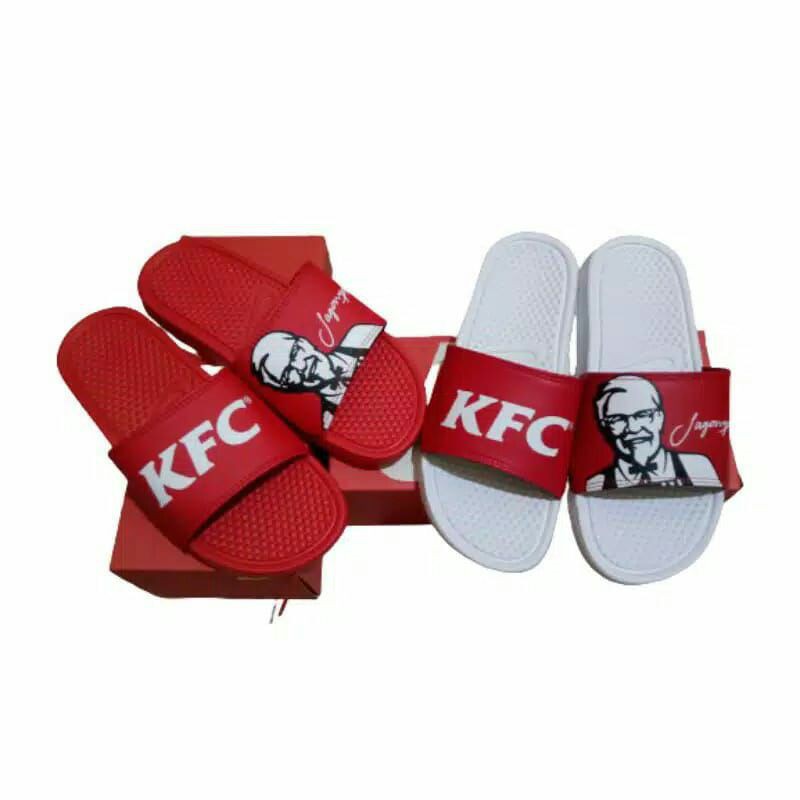 Sandal Slide Pria Wanita KFC Sandal Slip On